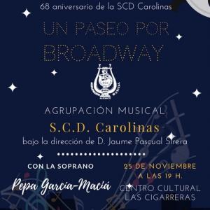 "Paseo por Broadway" con la S.C.D. Carolinas
