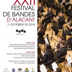 Cartel del XXII Festival de Bandas   