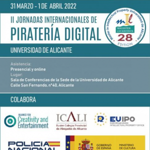 Segona edició de les Jornades Internacionals de Pirateria Digital