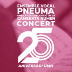 Banner Concert 25 Aniversari UMH per PNEUMA