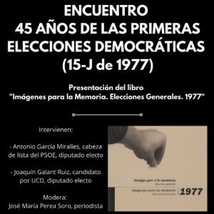 Trobada 45 anys de les primeres eleccions democràtiques (15-J de 1977)