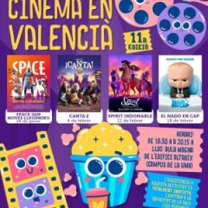 Cartell Cicle de Cinema en valencià infantil
