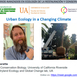Urban Ecology in a Changing Climate