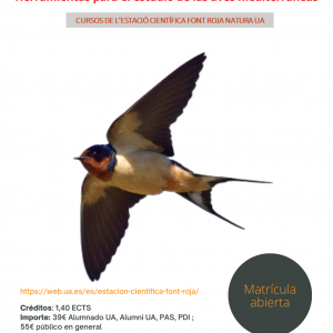 Taller de ornitología. Herramientas para el estudio de las aves de los ecosistemas mediterráneos