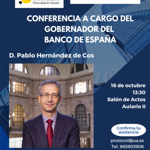 Conferència del Governador del Banc d'Espanya