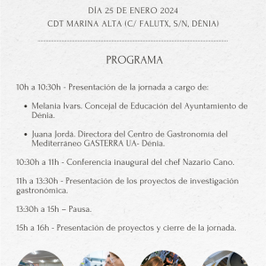 II Jornada d'Investigació Gastronòmica Gasterra UA - Dénia
