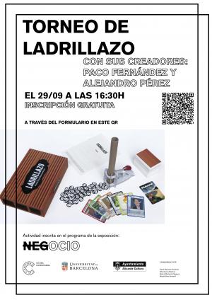 Exposición "Negocio" en Las Cigarreras. Torneo de ladrillazo
