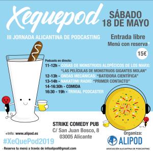 XeQuePod 2019 Tercera Jornada Alicantina de podcasting 