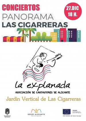 Conciertos "Panorama Las Cigarreras" #edusialicante