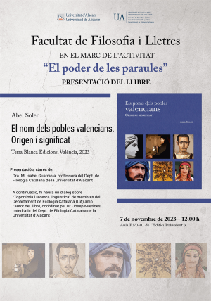 Presentació del llibre "El nom dels pobles valencians. Origen i significat"