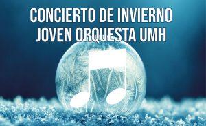 Banner del Concierto de invierno por la JOven Orquesta UMH