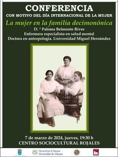 Conferència: "La dona en la família vuitcentista"