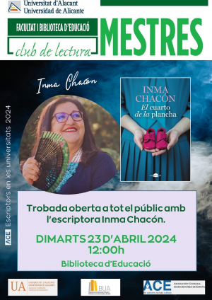 Dia del Llibre amb una trobada amb Inma Chacón