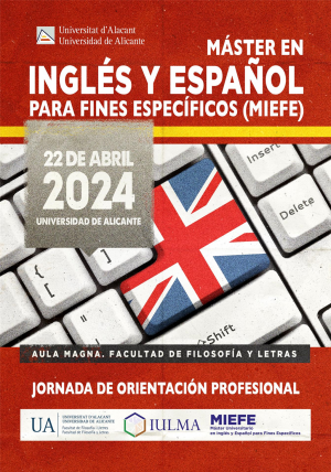 Jornades d'Orientació Professional. Màster en Inglés i Español per a Finalitats Específiques.